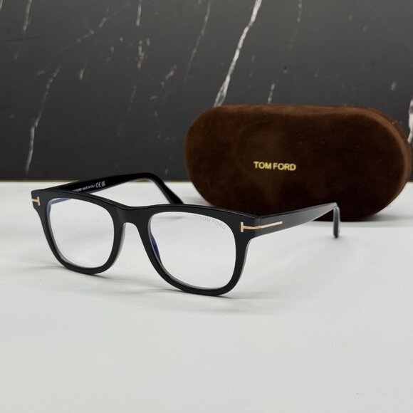 NEW TOM FORD TF5820/B 001 UNISEX EYEGLASSES BLACK FT5820/B 001 - Picture 2 of 7